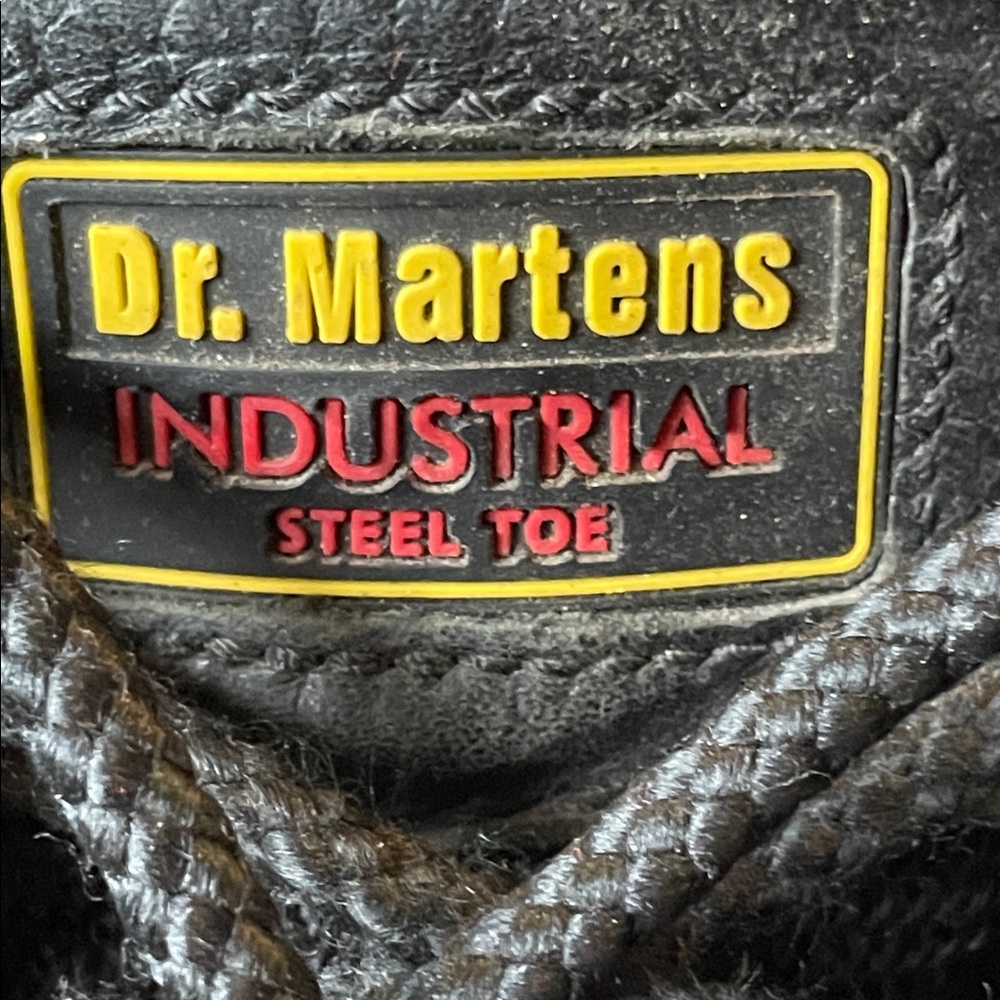 Dr. Martens Men's Black Industrial Steel Toed Work Boots. Good Condition. Sz 10. - Picture 2 of 16